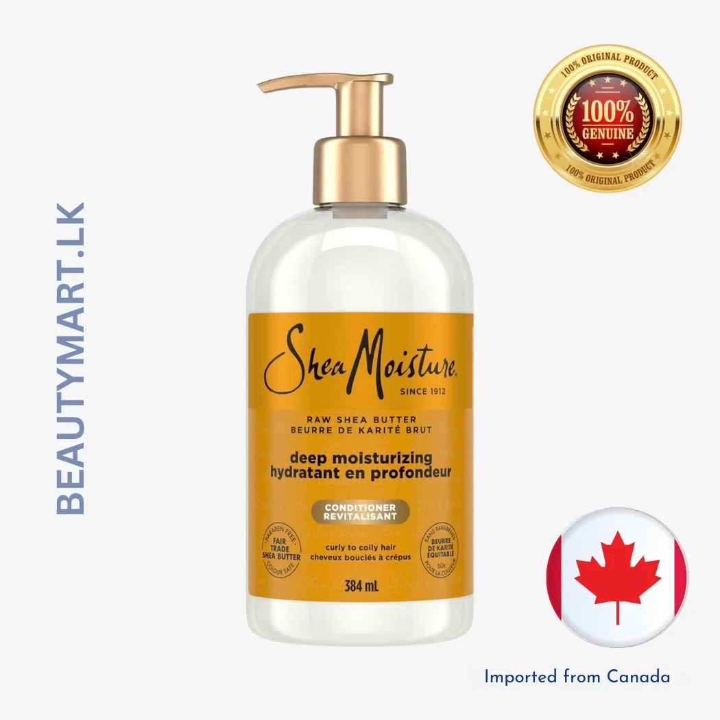 Shea Moisture Raw Shea Butter Deep Moisturizing Made for Dry Hair with Sea Kelp, Argan Oil and Raw Shea Butter 384mL